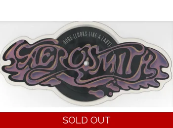 Aerosmith ‎– Dude Looks Like A Lady  - UK Limited Edition 2 Track 7" Shaped Picture Disc